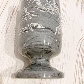 Amazon｜石花瓶大理石 石壺 天然石 花器 傘立て オブジェ ホビー